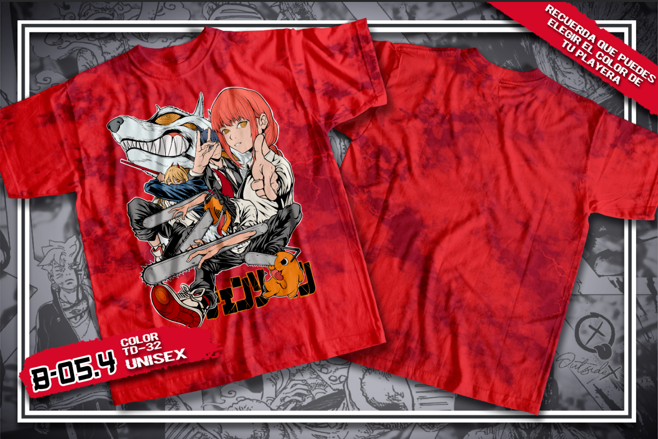 CAMISETA CHAINSAW  MAN