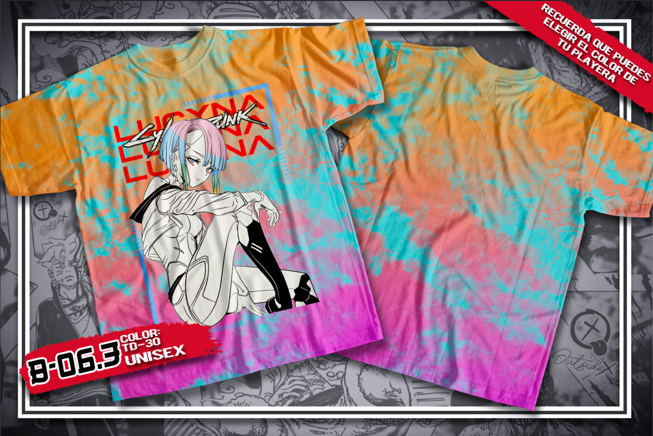 CAMISETA CYBERPUNK LUCYNA