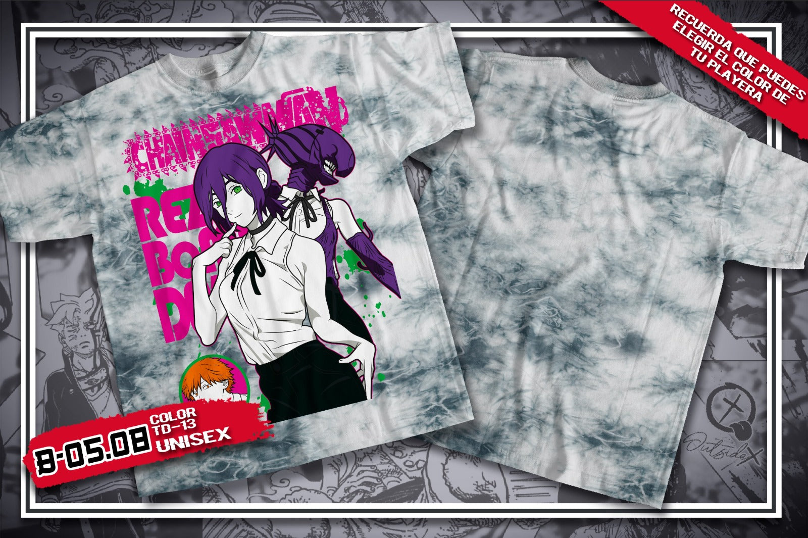 CAMISETA REZE CHAINSAW MAN